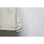 MLB Embroidered Hooded White Label Sports Jacket White