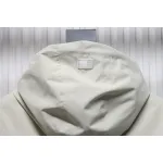 MLB Embroidered Hooded White Label Sports Jacket White
