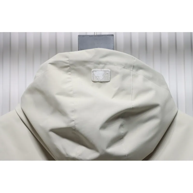 MLB Embroidered Hooded White Label Sports Jacket White