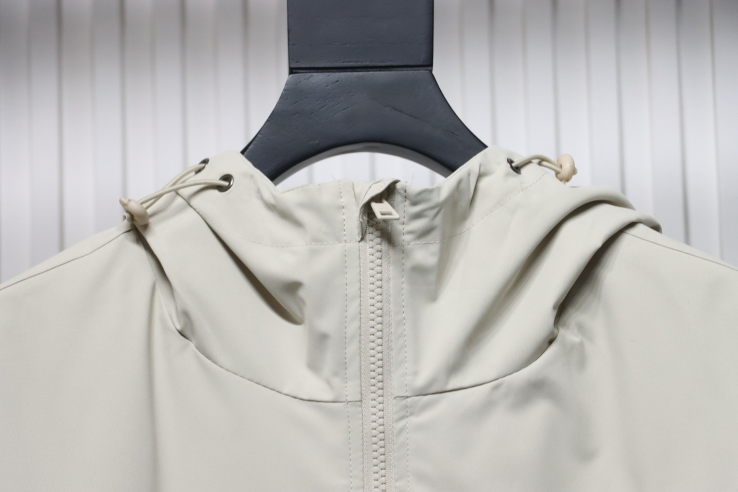 MLB Embroidered Hooded White Label Sports Jacket White