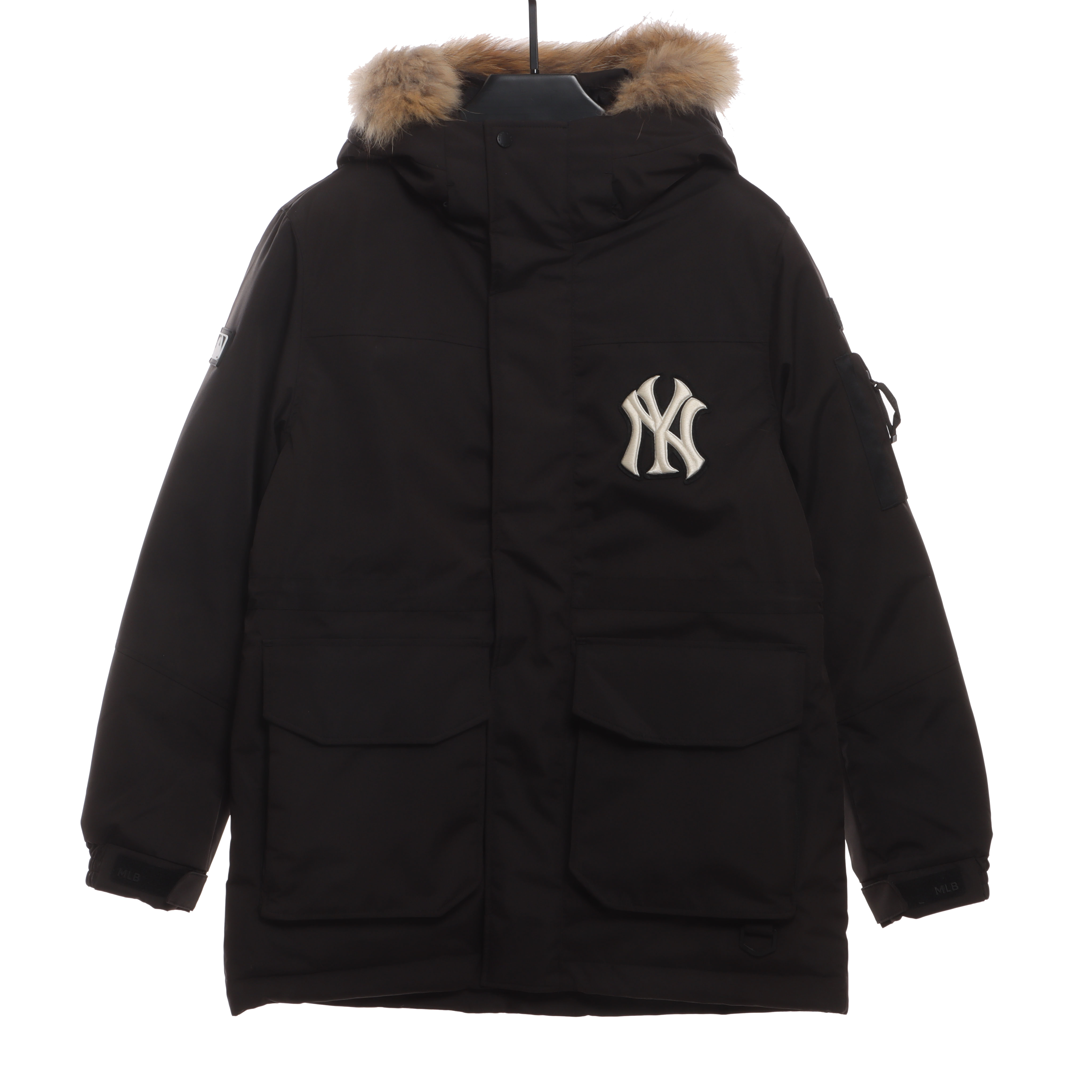 MLB Long Down Jacket Black