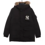 MLB Long Down Jacket Black