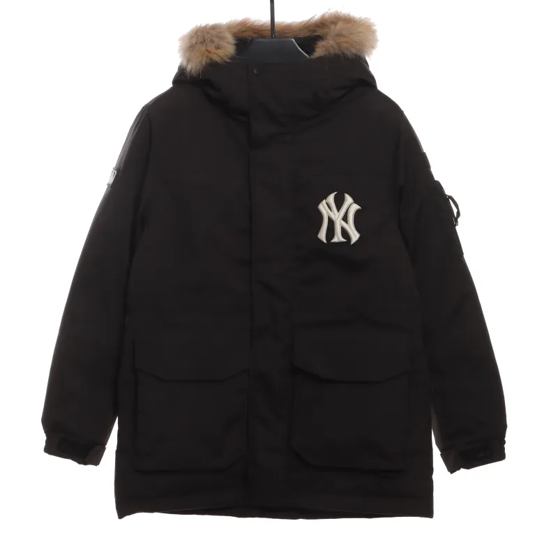 MLB Long Down Jacket Black