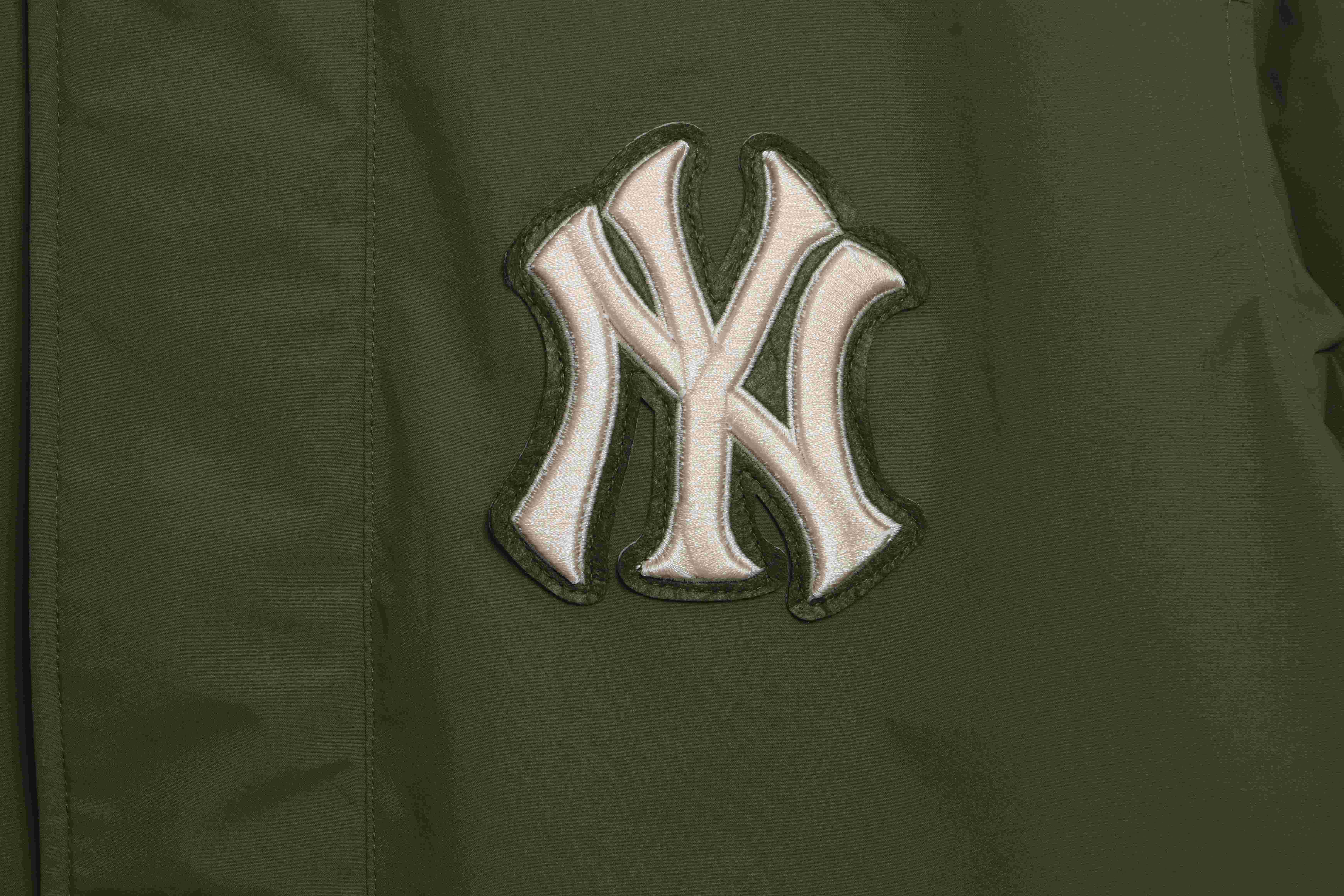 MLB Long Down Jacket Green