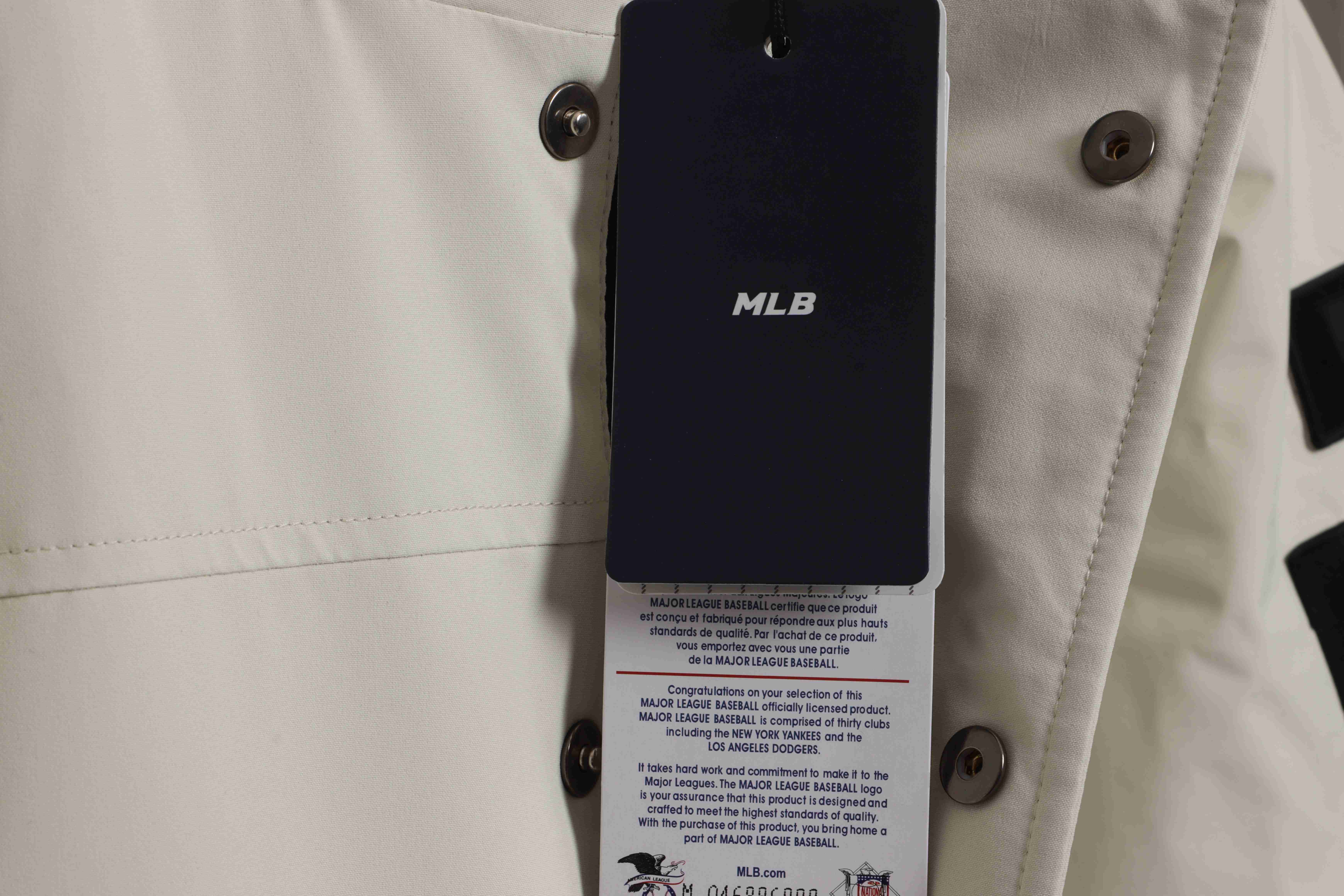 MLB Long Down Jacket White