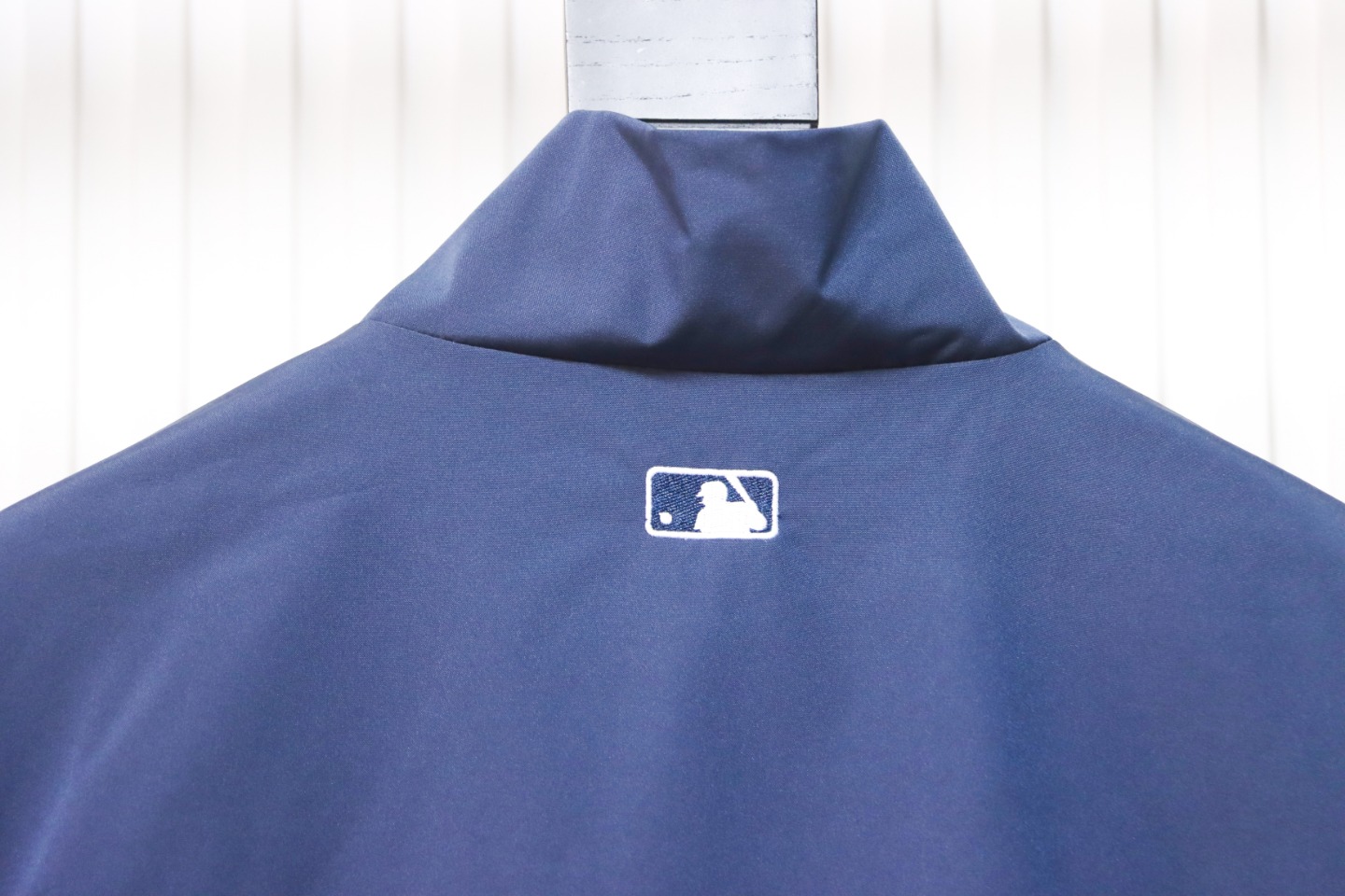 MLB Patchwork Logo Print Trench Coat