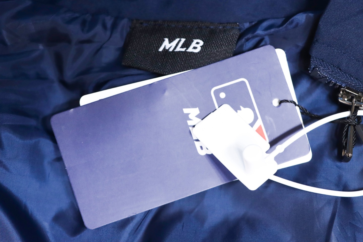 MLB Patchwork Logo Print Trench Coat