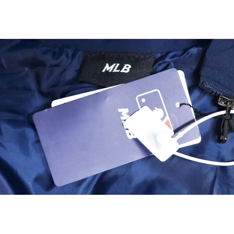 MLB Patchwork Logo Print Trench Coat