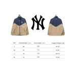 MLB Patchwork Logo Print Trench Coat
