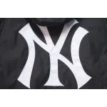 MLB x Supreme 24FW Co-Branded Hooded Zip-Up Jacket Black