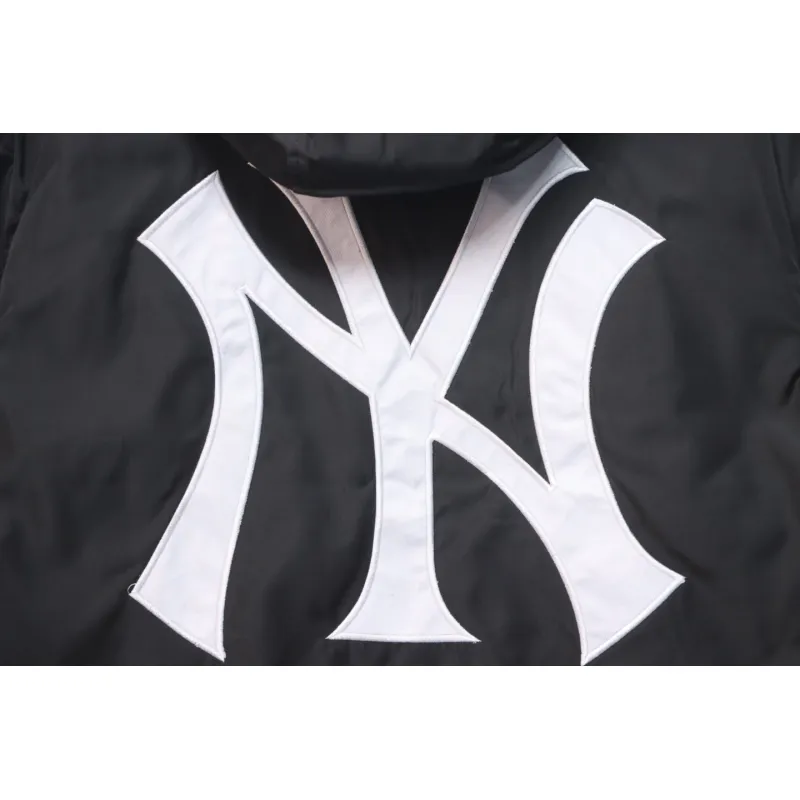 MLB x Supreme 24FW Co-Branded Hooded Zip-Up Jacket Black