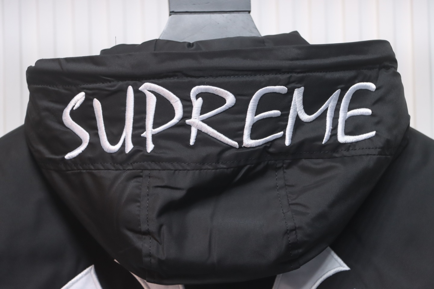 MLB x Supreme 24FW Co-Branded Hooded Zip-Up Jacket Black