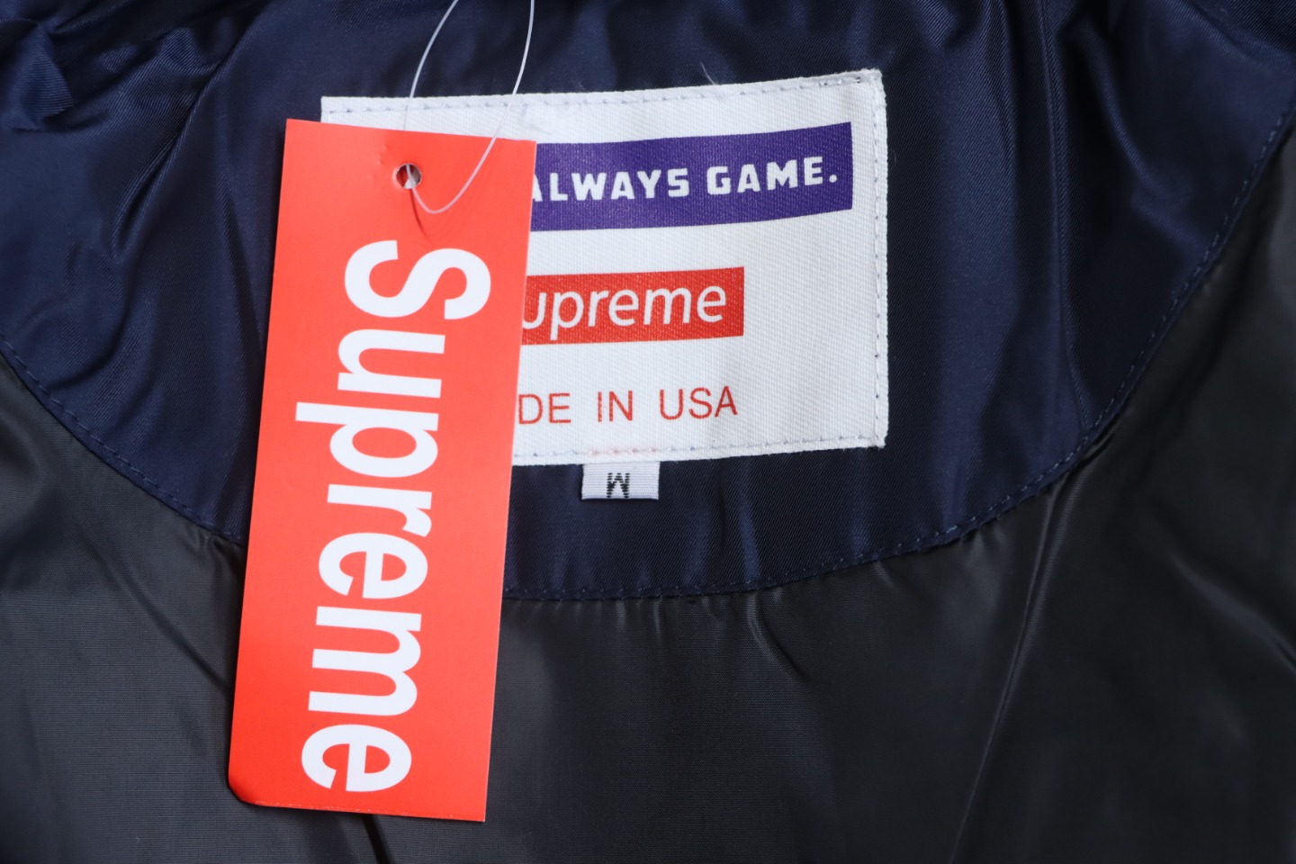 MLB x Supreme 24FW Co-Branded Hooded Zip-Up Jacket Blue