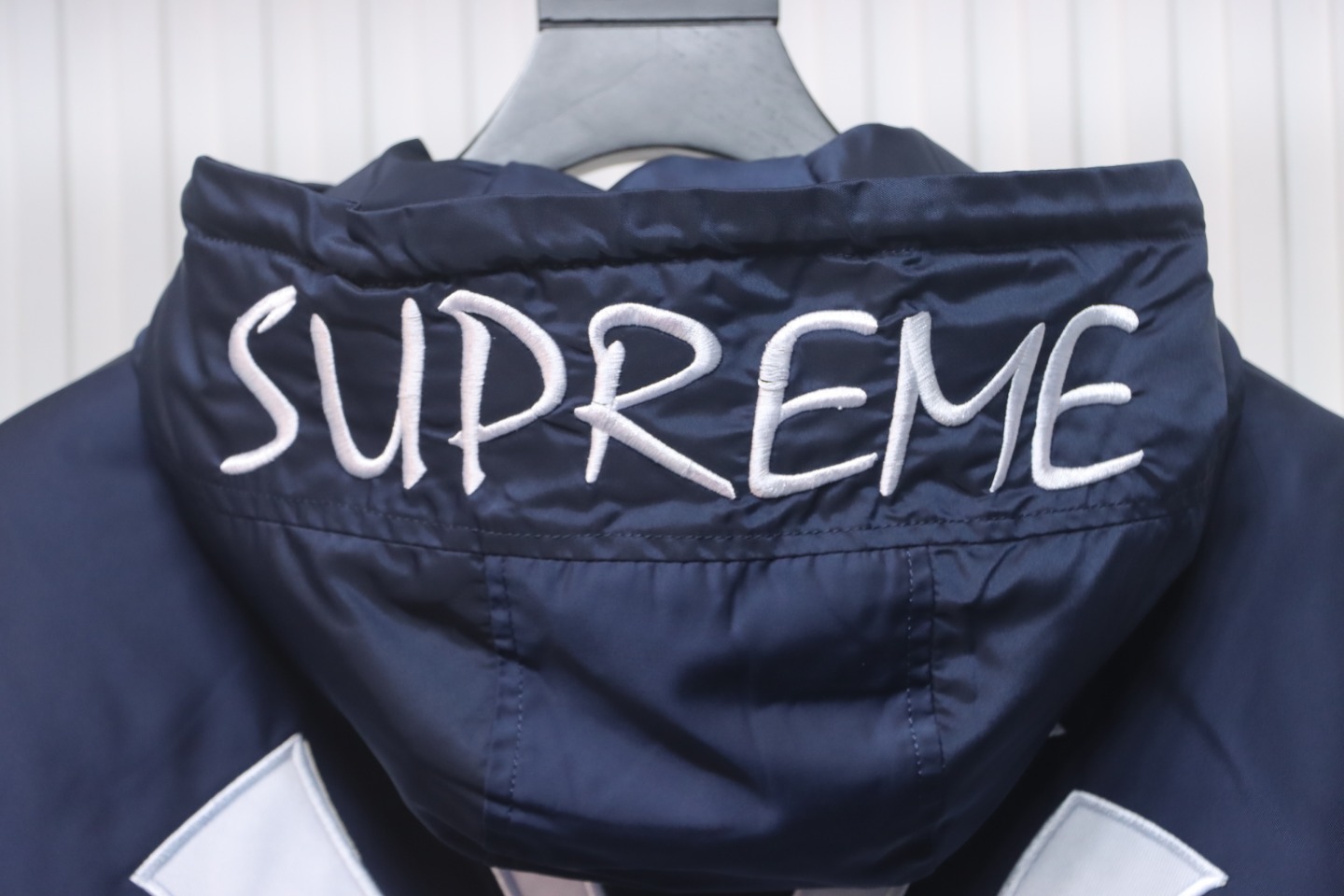 MLB x Supreme 24FW Co-Branded Hooded Zip-Up Jacket Blue