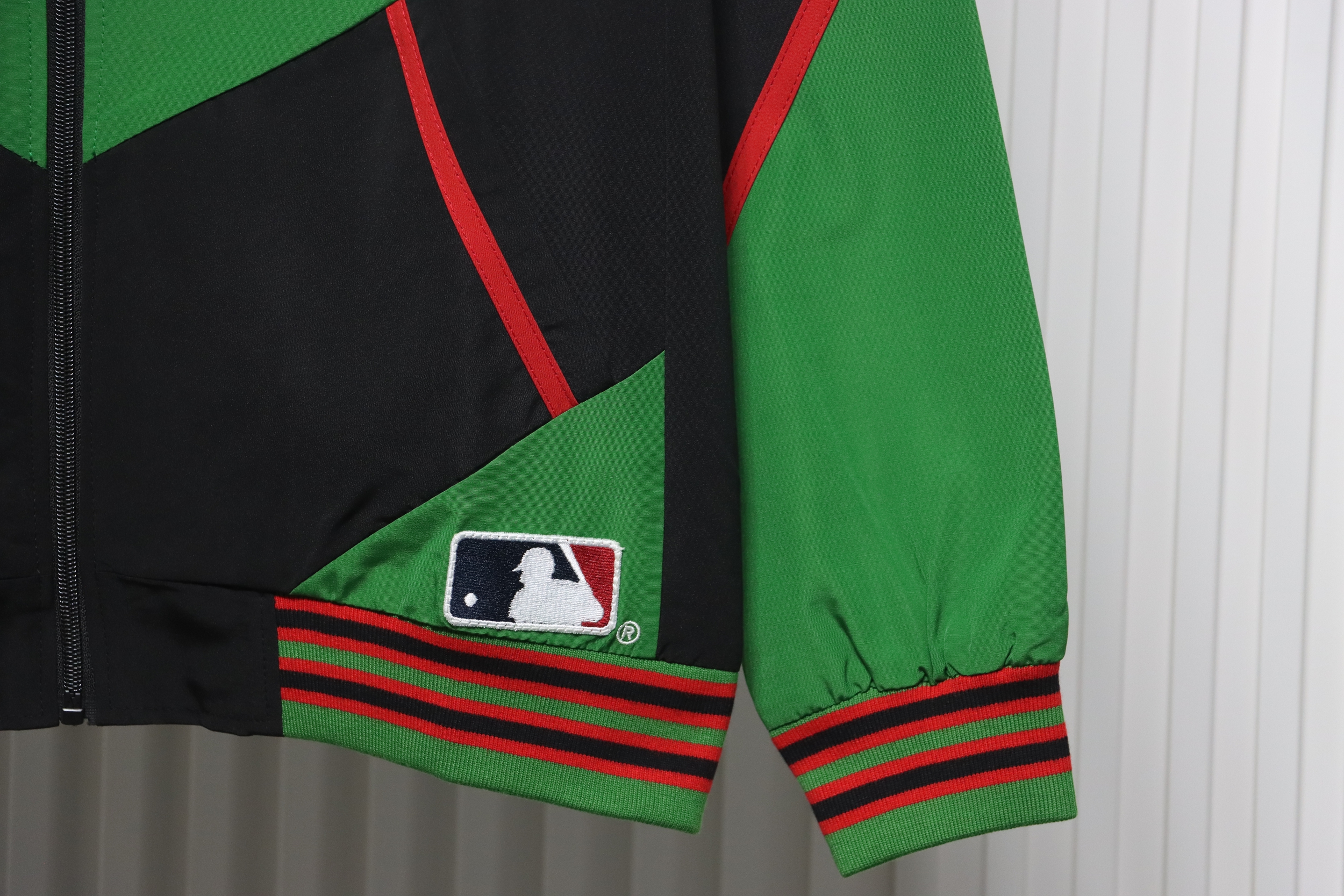 MLB x Supreme Color-Block Jacket Green