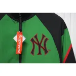 MLB x Supreme Color-Block Jacket Green