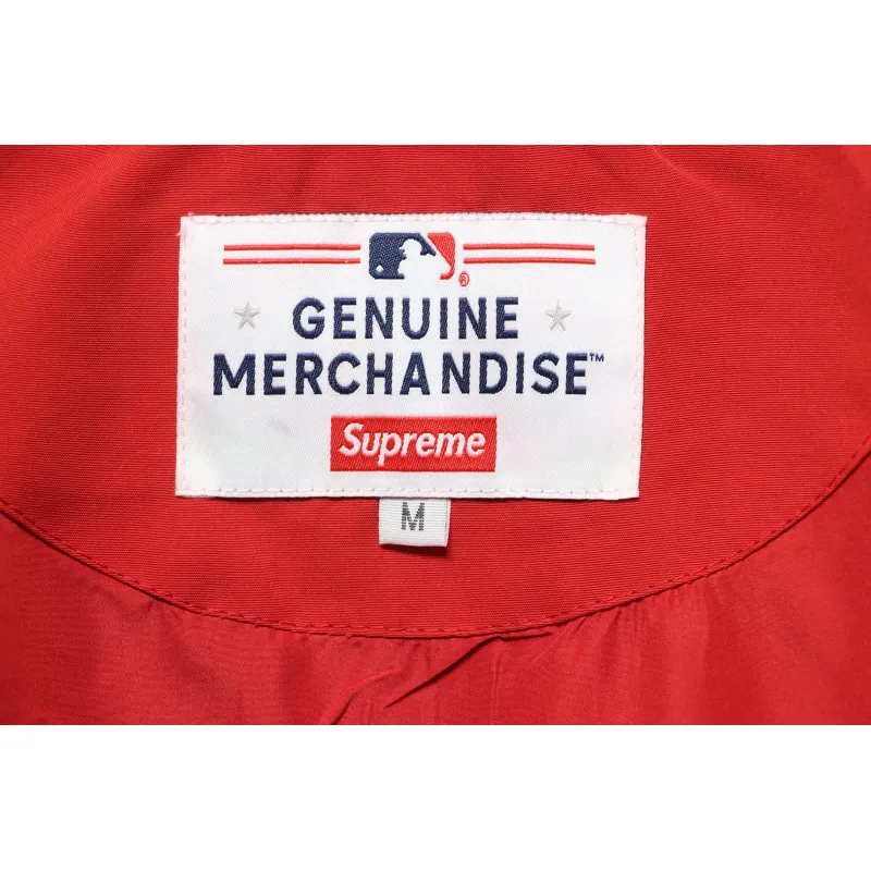 MLB x Supreme Color-Block Jacket Green