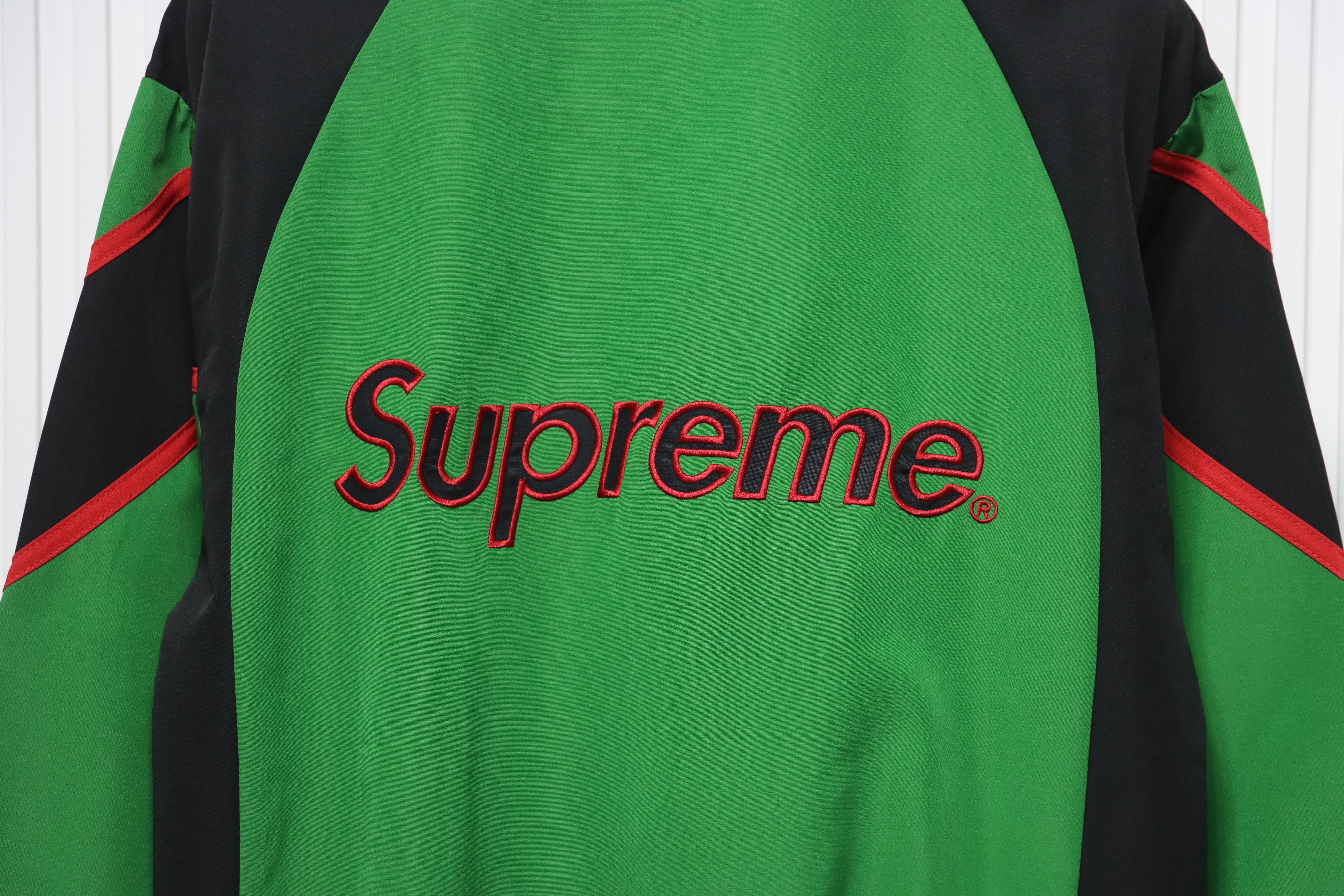 MLB x Supreme Color-Block Jacket Green