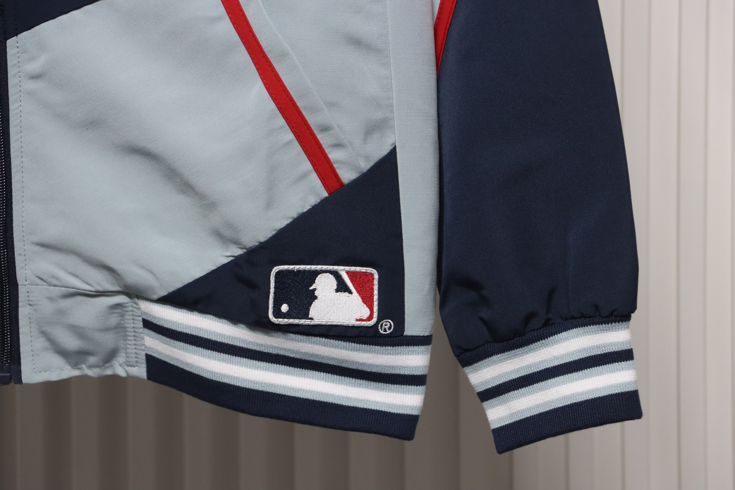MLB x Supreme Color-Block Jacket Blue