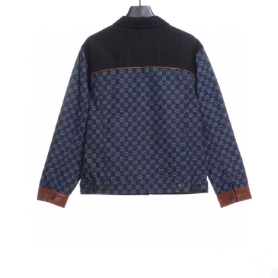 (Sale) Gucci Classic All-Over Logo Denim Jacket 02