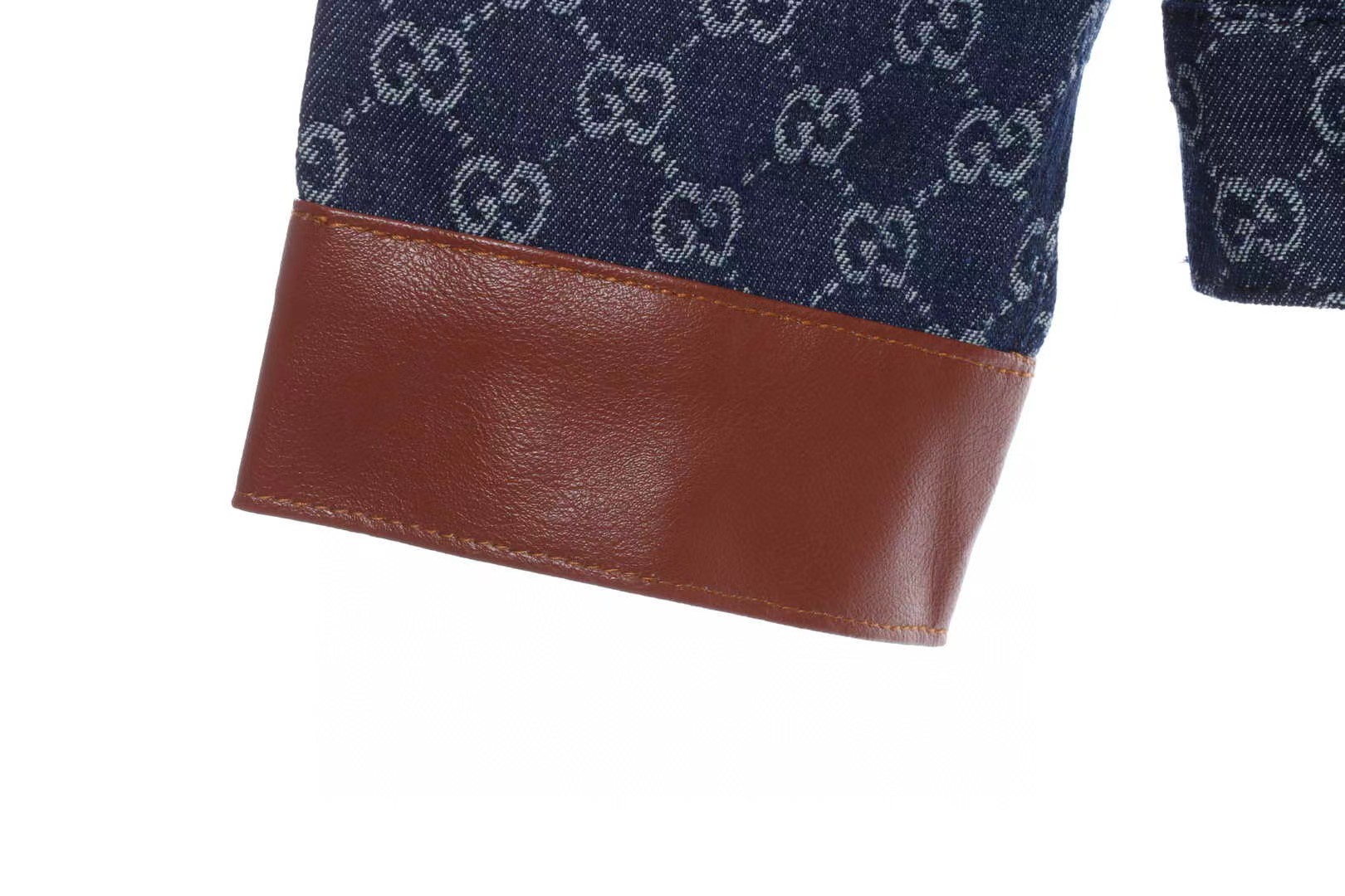 (Sale) Gucci Classic All-Over Logo Denim Jacket