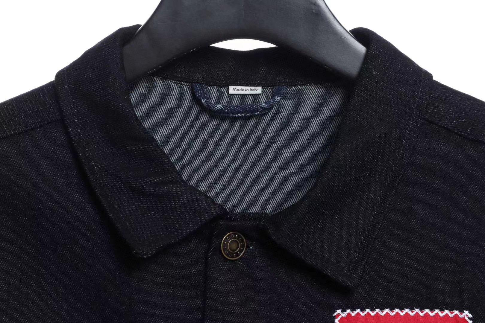 (Sale) Gucci Classic All-Over Logo Denim Jacket