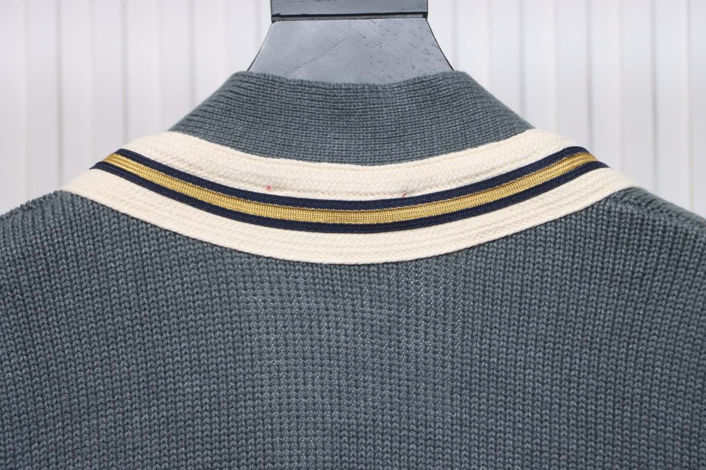 Gucci 22ss Bee Knit Cardigan Jacket Grey