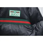Gucci 22ss Red And Green Ribbon Down Jacket