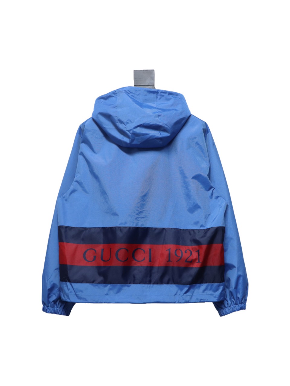 Gucci 24Fw 1921G Lettering Nylon Hooded Jacket