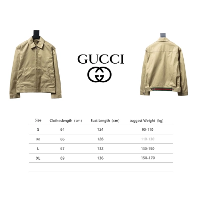 Gucci 24Fw Double G Jacquard Lined Jacket Dark Khaki 02