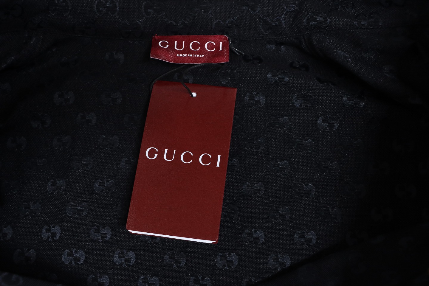 Gucci 24Fw Double G Jacquard Pocket Shirt Jacket Black