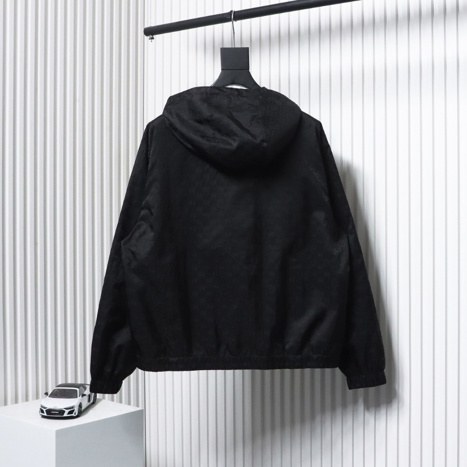 Gucci 24Fw Double G Lightweight Hooded Jacket