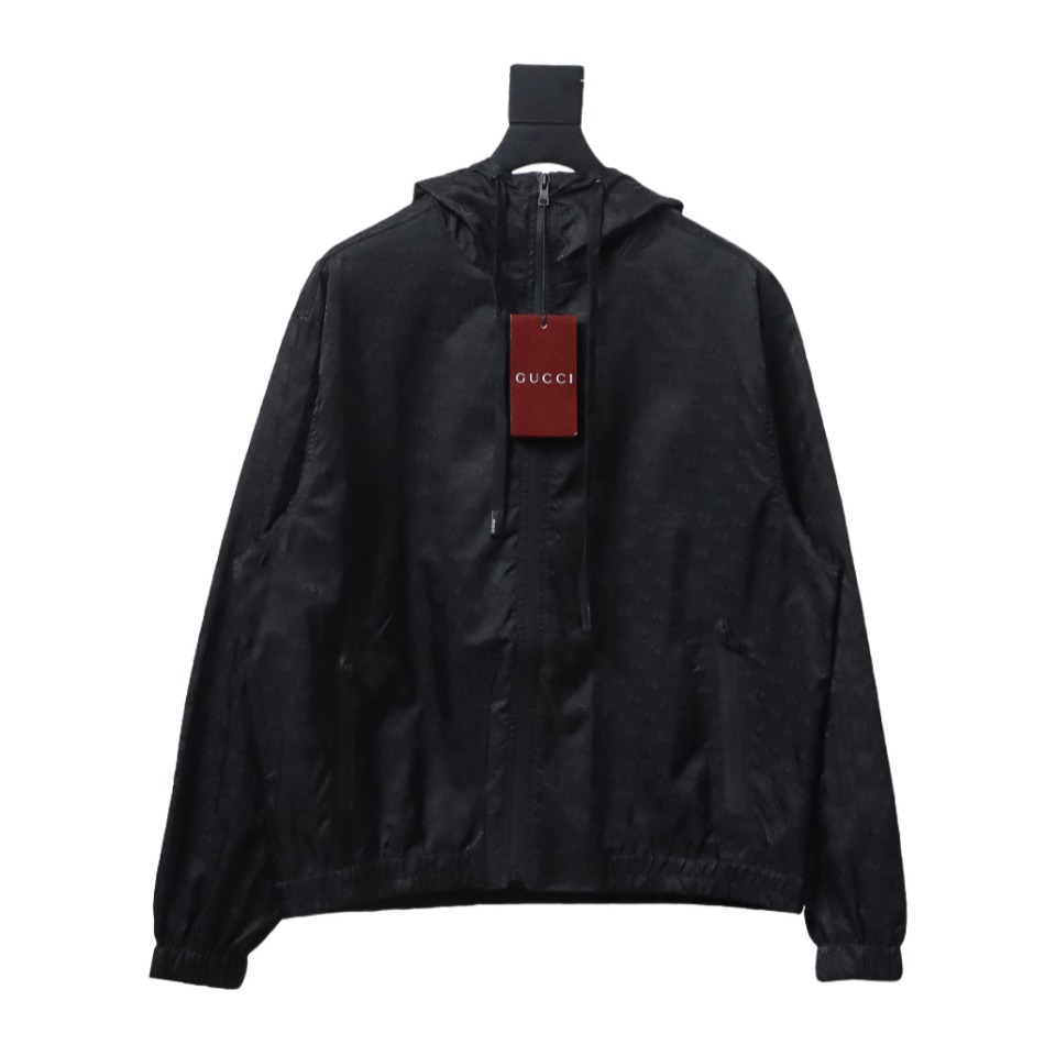 Gucci 24Fw Double G Lightweight Hooded Jacket