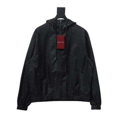 Gucci 24Fw Double G Lightweight Hooded Jacket 01