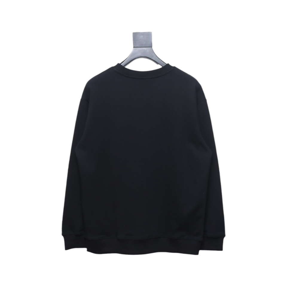 Gucci 24Fw Funny Cartoon Series Printed Round Neck Sweatshirt Black
