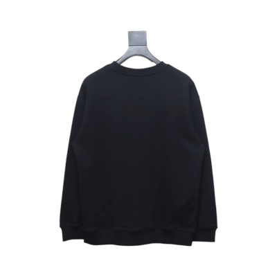 Gucci 24Fw Funny Cartoon Series Printed Round Neck Sweatshirt Black 02