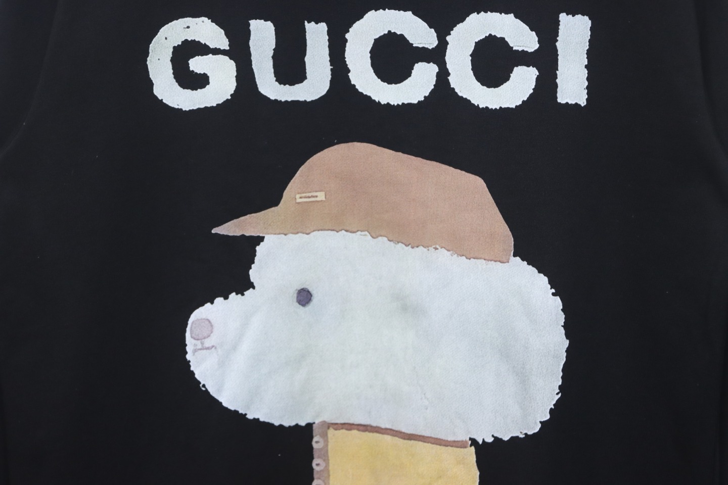 Gucci 24Fw Funny Cartoon Series Printed Round Neck Sweatshirt Black