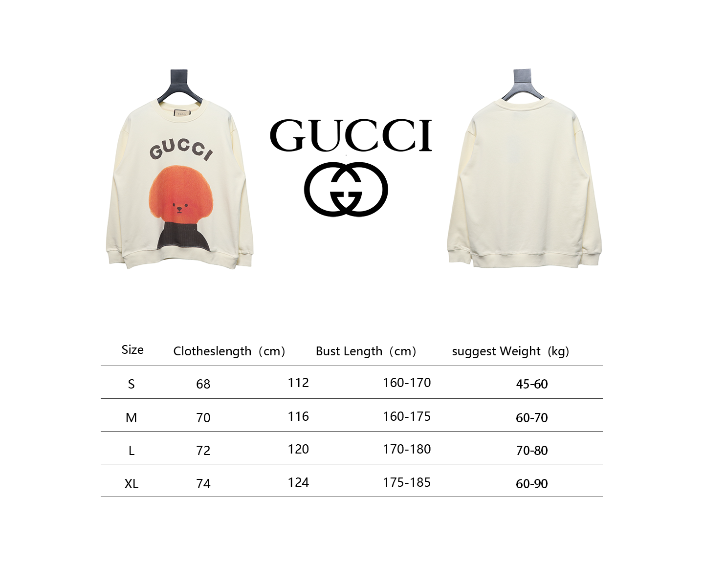 Gucci 24Fw Funny Cartoon Series Printed Round Neck Sweatshirt Cartoon Puppy