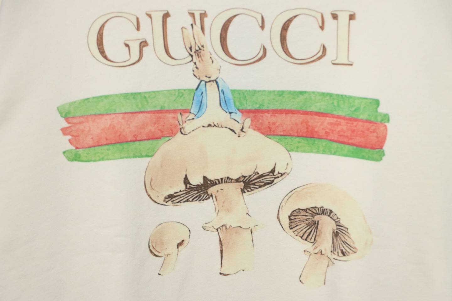 Gucci 24Fw Funny Cartoon Series Printed Round Neck Sweatshirt Mushroom