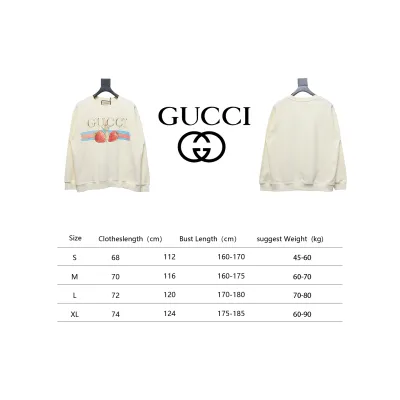 Gucci 24Fw Funny Cartoon Series Printed Round Neck Sweatshirt Strawberry 02