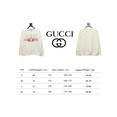 Gucci 24Fw Funny Cartoon Series Printed Round Neck Sweatshirt Strawberry 02