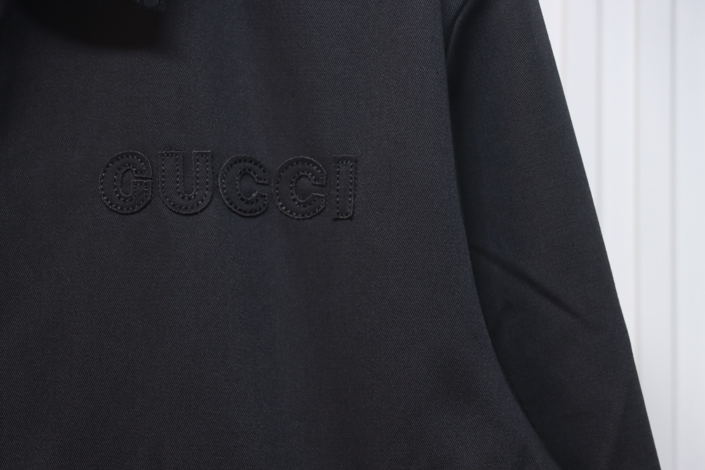 Gucci 24Fw G Patch Small Logo Double-Sided Jacket Black