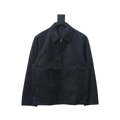 Gucci 24Fw G Patch Small Logo Double-Sided Jacket Black 01