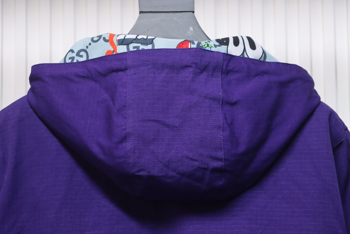 Gucci 24Fw Graffiti Reversible Hooded Jacket