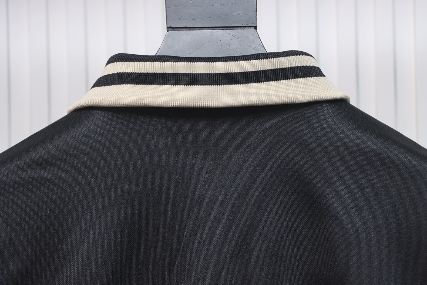 Gucci 24FW Hollow Double G Embroidery Half Zip School Uniform Jacket