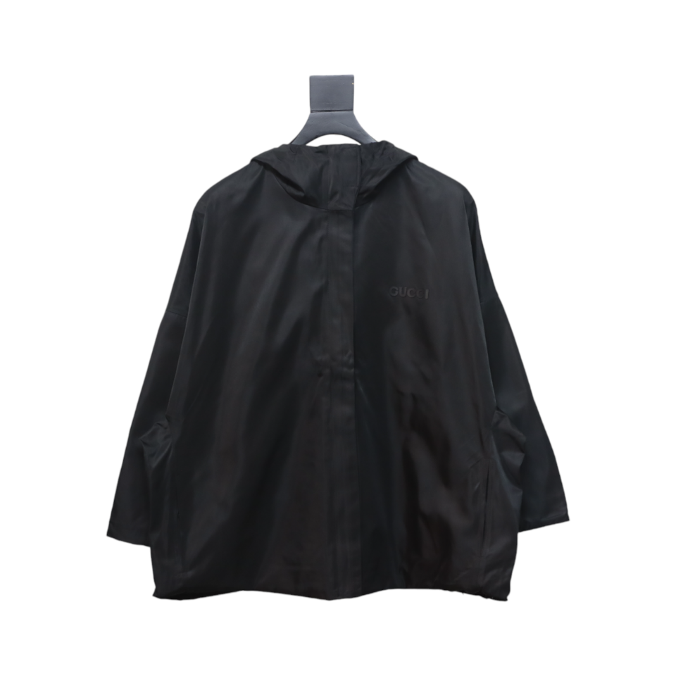 Gucci 24FW Logo Laminated Logo Waterproof Hooded Jacket