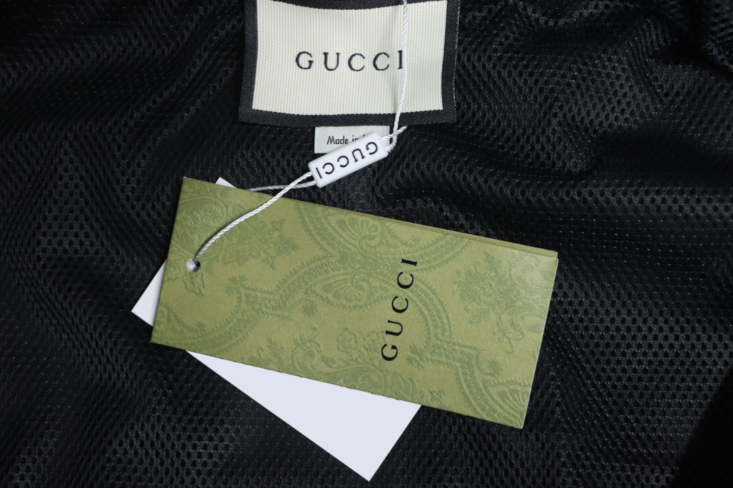 Gucci 24FW Logo Laminated Logo Waterproof Hooded Jacket