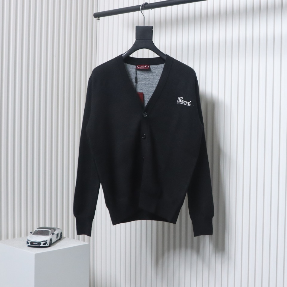 Gucci 24Fw Signature G Embroidered Cardigan Jacket
