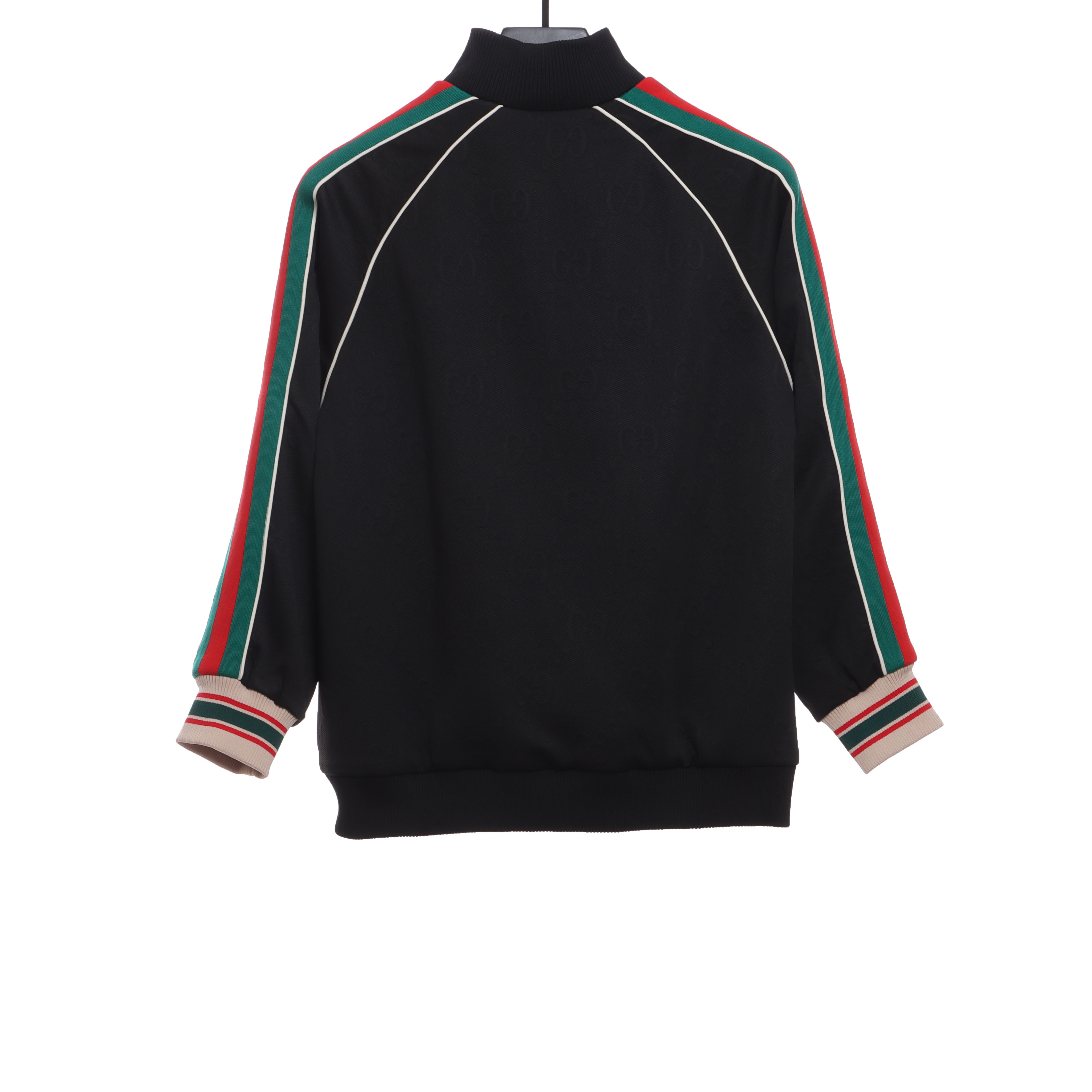 Gucci Classic Red And Green Obscure Jacquard Jacket