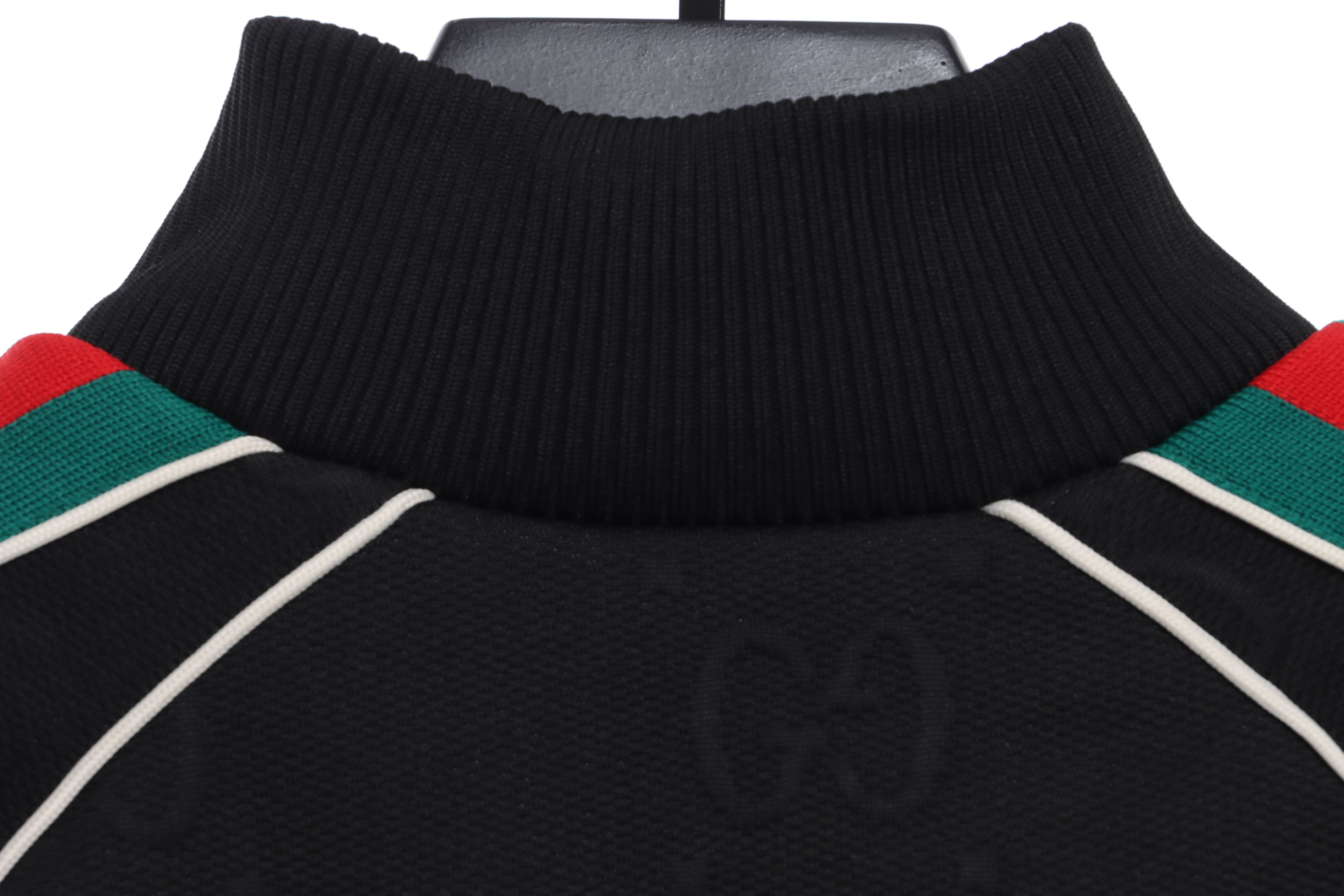 Gucci Classic Red And Green Obscure Jacquard Jacket